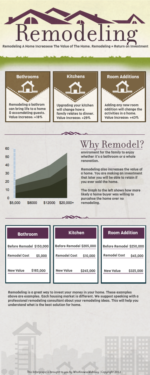 Remodeling Roi Infographic