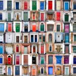 One hundred colourful wooden doors of Worcestershire and Shropshire