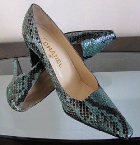 sky-scraping Chanel shoes