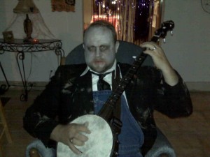 Banjo Man Picking and a grinnin', well pickin' anyway.
