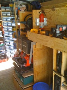Tool Trailer Interior