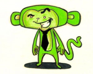 monkey_sketch Love me, I'm Green and you should be.